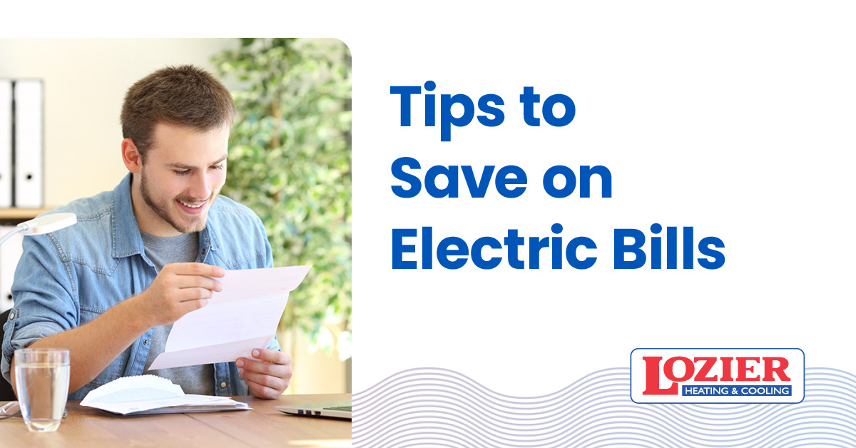How to lower electric bill.